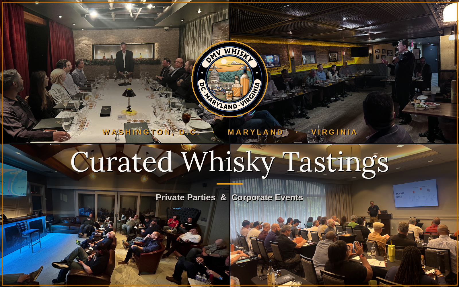 DMVWhisky curated whisky tasting events across DC, Maryland, and Virginia